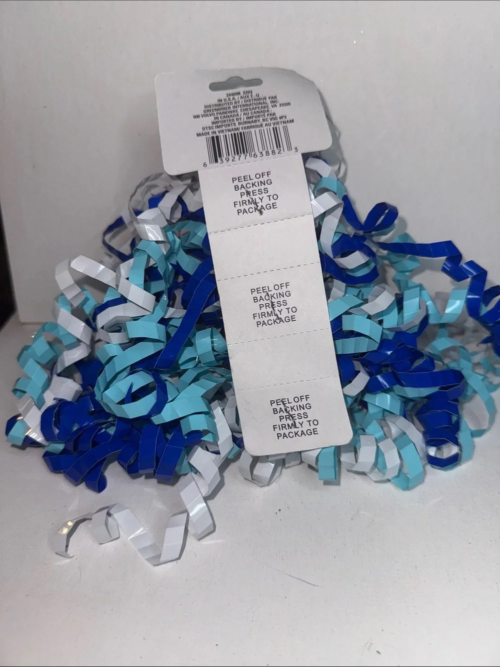 H&M Blue, Light Blue & White Party Curly Ribbon Mix